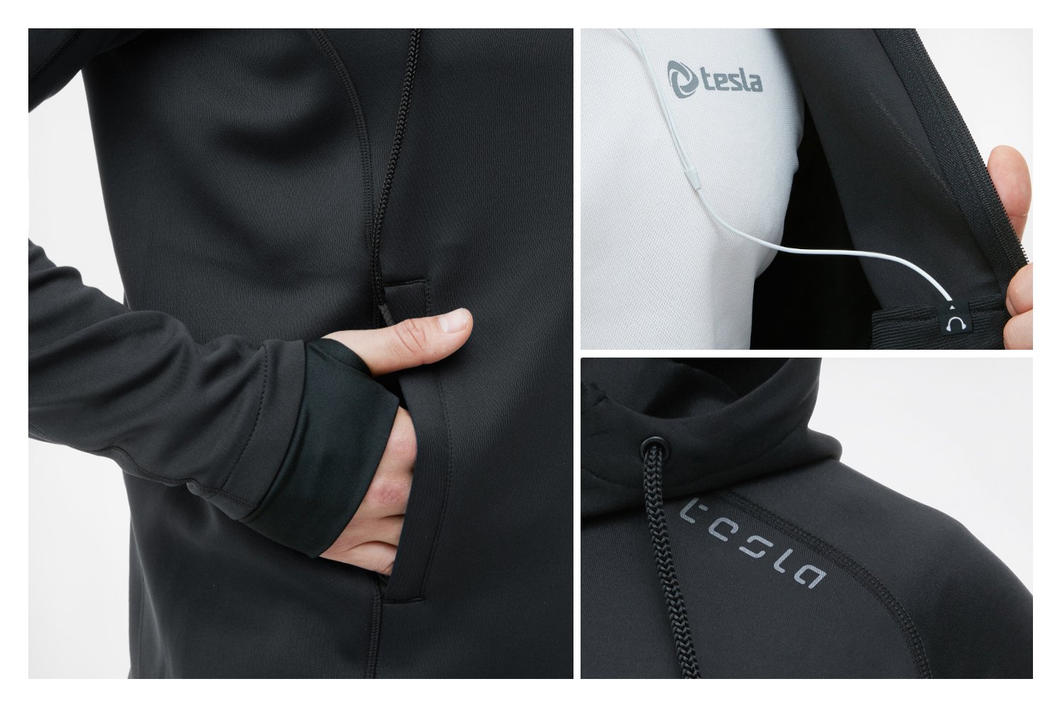 TSLA フード付きジャケット Lサイズ ブラック Amazon.com : TSLA Men's Full Zip Up Hoodie Jacket, Long